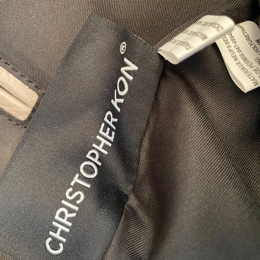 Christopher Kon Vika Crossbody Duffel Purse Putty Tone - Picture 5 of 11